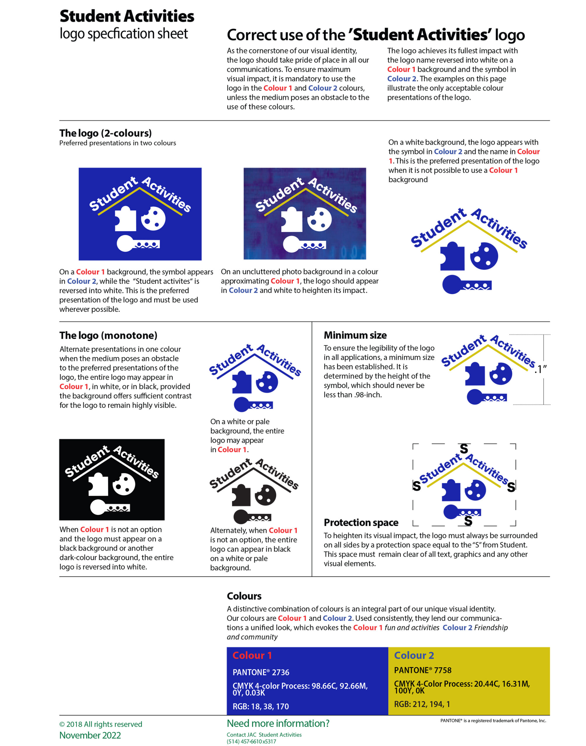 Logo spread sheet