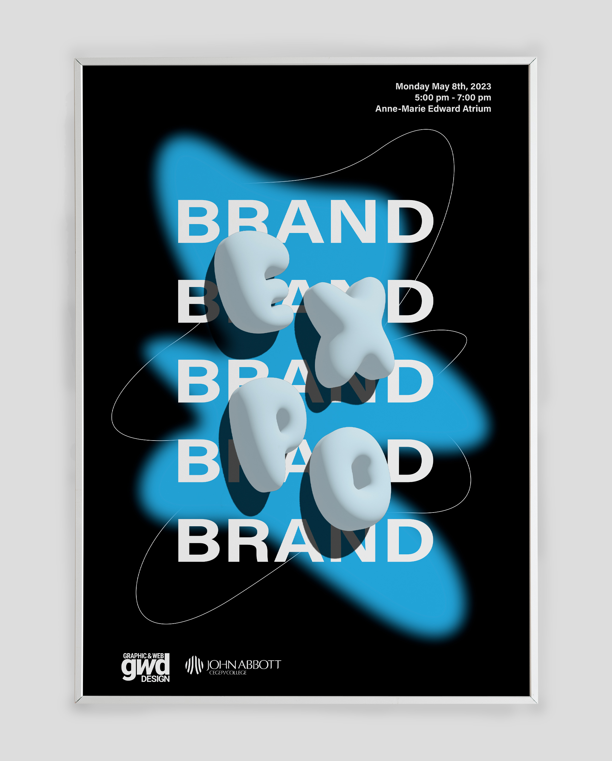 brand expo 3d poster